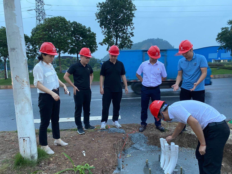 我司领导赴三龙湾开展施工安全督查