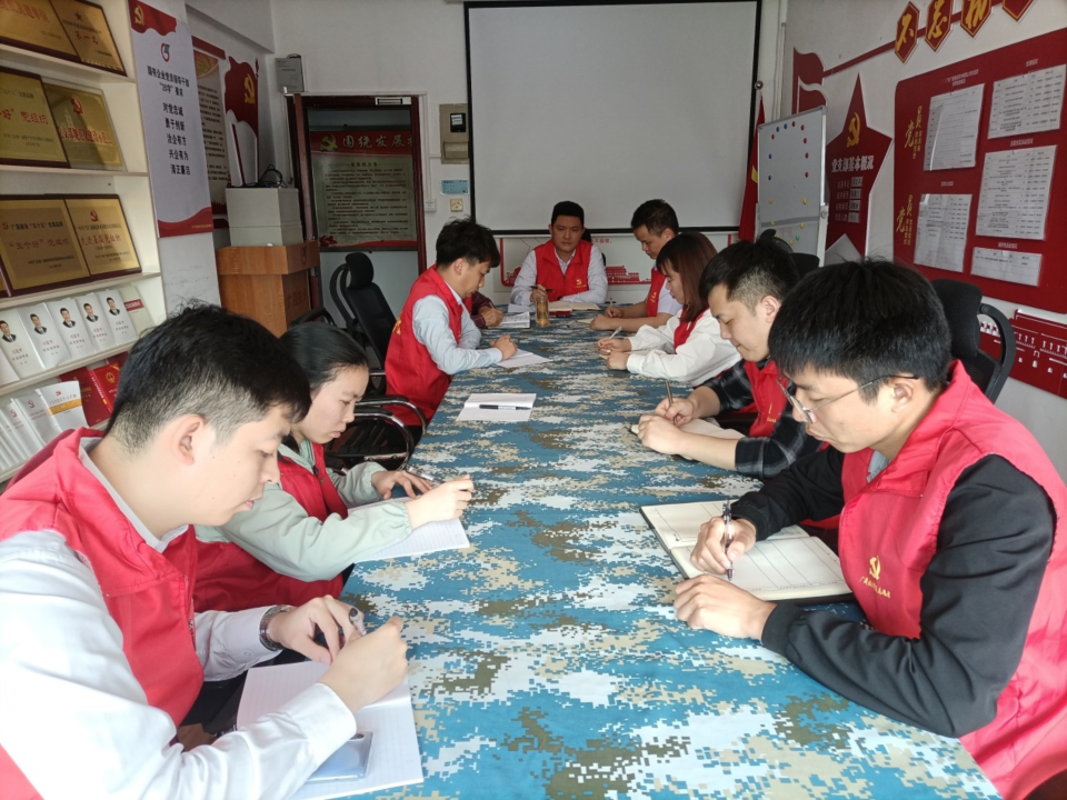 广晟通信党支部召开党建工作专题会